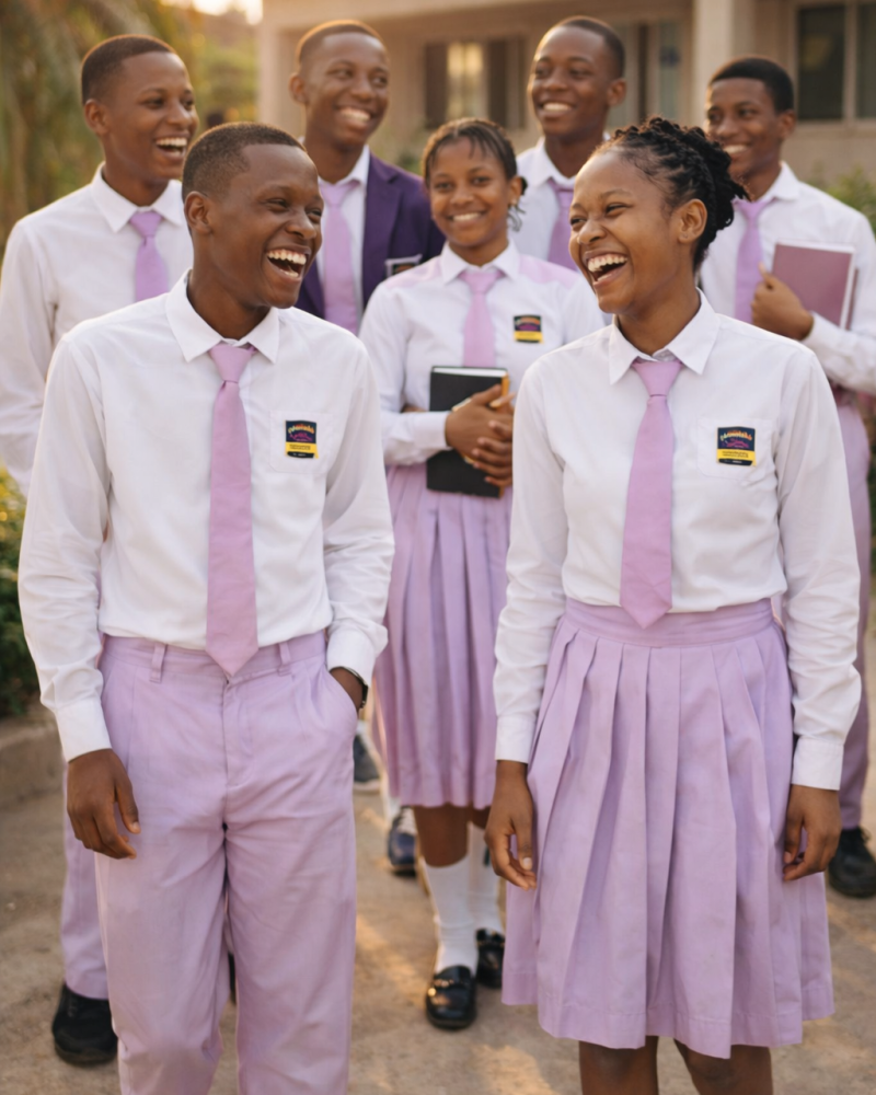 IVIS students in the school compound